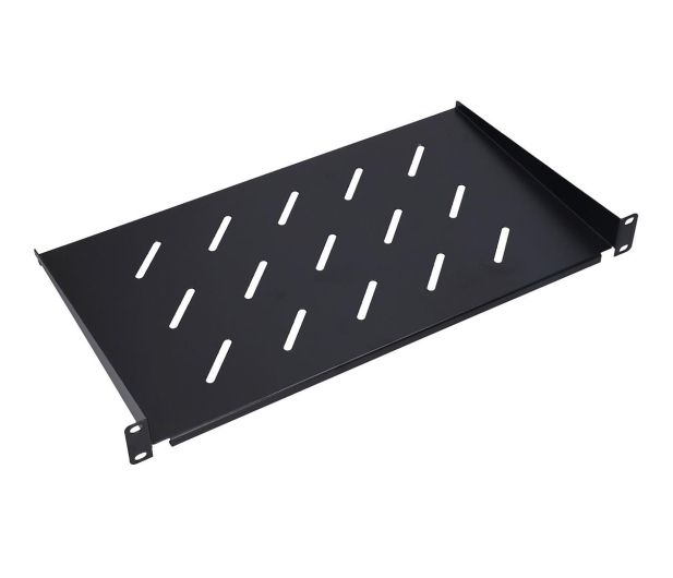 ExtraLink Półka do szaf wiszących 19" 250MM 1U (czarna) - 492982 - zdjęcie